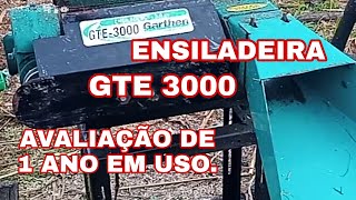 ENSILADEIRA GTE 3000 AVALIAÇÃO DE UM ANO DE USO [upl. by Amri]