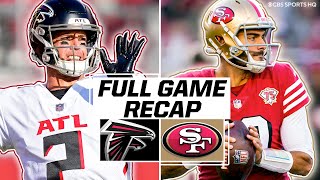 Falcons vs 49ers Jimmy G 49ers dominate lowly Falcons  CBS Sports HQ [upl. by Akinal595]