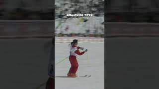 When ski ballet was a demonstration sport at the Winter Olympics 😍WinterOlympics100 [upl. by Ozkum545]