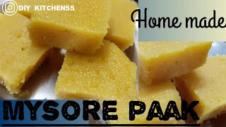 Mysore paak recipe easy and tasty  home made Special Sweet [upl. by Leirda]