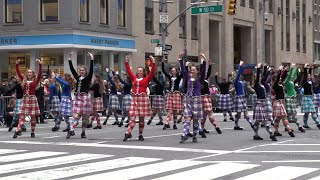 Tartan Day Parade New York City 2024 4k [upl. by Nyrual]