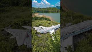 Abandoned airplane il 62 in china abandonedship abandonedplaces lostships treasure [upl. by Nerine]