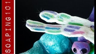 Creating Dragonflies with Soap Dough  FREE BONUS RECIPE l Soaping101 [upl. by Asek]