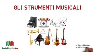 GLI STRUMENTI MUSICALI lessico italiano [upl. by Meng270]