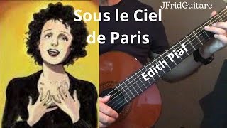 Sous le ciel de Paris  Classical Guitar [upl. by Beaumont692]