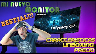 SAMSUNG QLED ODYSSEY G7🔥NUEVO MONITOR 240HZ🔥TAN BUENO ESMERECE LA PENA LO QUE VALE [upl. by Yokoyama]