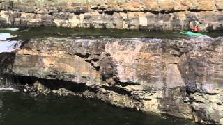 Kayaking Kootenai River and Kootenai Falls  By Clinton Begley [upl. by Sitnerp270]