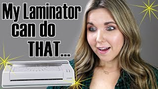 ⭐ FOILING WITH A LAMINATOR ⭐ THERMAL LAMINATOR DIY PROJECT [upl. by Elysha233]