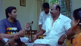 Santhanam Comedy Scene With Wifes Father  quotMandhira Punnagaiquot Tamil Movie Scene [upl. by Marsland]