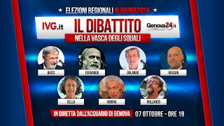 Il dibattito tra i candidati alla presidenza della Regione Liguria [upl. by Naitsirt]