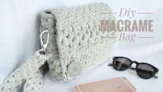 DIY Classic Macrame Bag  Klasyczna torebka ze sznurka [upl. by Diaz]