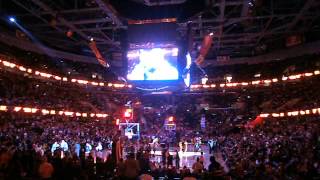 Cleveland Cavaliers Intro and Starting Lineup [upl. by Erasmus82]