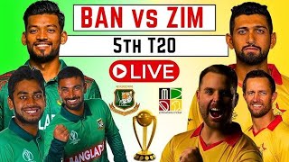 Bangladesh vs Zimbabwe live T20 match Today [upl. by Asilej205]