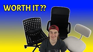 SHOULD YOU BUY IT 3 INEXPENSIVE IKEA Desk Chairs [upl. by Alger588]