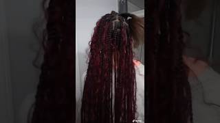 When you’re your own hairstylist braidstyles braids tutorial diy bohobraids coileray braid [upl. by Zonda]