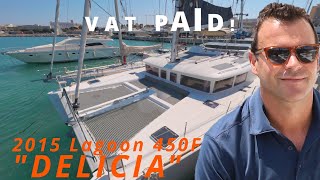 Lagoon 450F Sailing Catamaran reviewwalkthroughfor sale [upl. by Anastase]