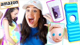 TESTING WEIRD PREGNANCY PRODUCTS FROM AMAZON [upl. by Nielsen]