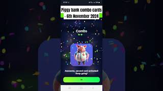 Piggy bank combo cards  6th November 2024 [upl. by Nilyaj]