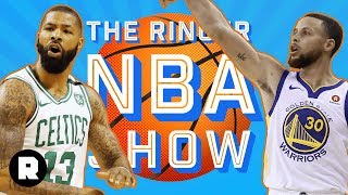 Celtics Pummel Cavs WarriorsRockets Is Here and SecondRound Exit Interviews  Heat Check [upl. by Avuha]