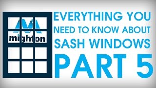 Restoring Sash Windows  Removing Sash Weights [upl. by Halla]