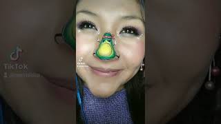 Potasio  El Aguacate facepainting potasiochallenge shorts [upl. by Hareenum72]