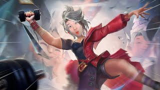 Melissa goes to gym  Mobile Legends [upl. by Adnamar691]