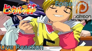 ReactionCommentary Hikaru no Go Episode 1 [upl. by Erie]