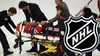 NHL playoff violence fights hits mar hockey playoffs [upl. by Pfosi256]