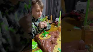 Boys play 80’s classic Lost valley of the Dinosaurs board game by Waddingtons [upl. by Ash]