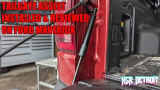 TAILGATE ASSIST INSTALLED amp REVIEWED ON FORD MAVERICK [upl. by Nollad]