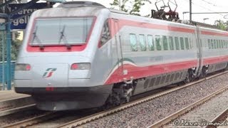 ETR 485 Frecciargento in transito  stazione di CalderaraBargellino [upl. by Constanta399]