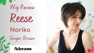 Budget friendly Wig Reese by Noriko in Ginger Brown  Wig Review budgetfriendly affordablewig [upl. by Eiduj]