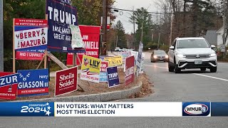 Granite State voters say theyre weighing issues as Election Day approaches [upl. by Suinotna534]