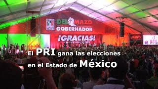 El PRI gana las elecciones en el Estado de México [upl. by Ainej]