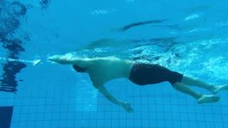 Backstroke slow motion [upl. by Netsirhc]