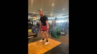 Beltless Stiff Leg Deadlifts 150kgx6 [upl. by Schlicher]