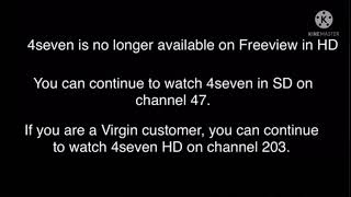 4seven HD Final Closedown on Freeview 22nd June 2020 FAKE [upl. by Gord]