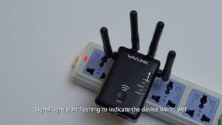 Setup Tutorial Wavlink WN575A3 AC1200 DualBand Wireless APRange ExtenderRouter Product Overview [upl. by Rior]