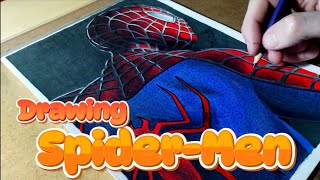 Desenhando Homem Aranha  Drawing SpiderMan Como Desenhar o Homem Aranha em Timelapse [upl. by Napoleon249]