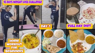 45 Days weight lose challengeDay 1 from76 kgs to 56how i lose 20kgs after my csecton delivery [upl. by Aisatsana]