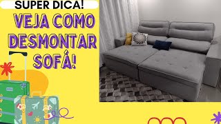 How to dismantle retractable couch  Como desmontar SOFÁ RETRATIL comodesmontarsofáretrátil [upl. by Ylecara]