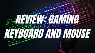 Review of Gaming Keyboard and Mouse [upl. by Brezin]