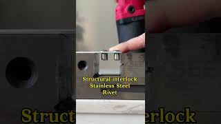 SZENT rivet tool riveting for Structural Blind RivetsInterlock RivetsUltragripsinterlock rivet [upl. by Iroj]