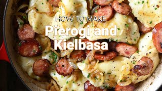 Pierogi and Kielbasa Skillet Recipe [upl. by Clement]