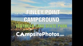 Flathead Lake State Park Finley Point Campground MT [upl. by Aneel]