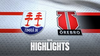 Timrå vs Örebro  24 sep 2024  Highlights [upl. by O'Malley]