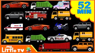 Street Vehicles  Car Wash Videos  Nursery Rhymes Plus Lots More  My Little TV [upl. by Hong]