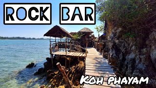 Rock Bar unique bar on the cliff Koh Phayam Island [upl. by Atoiganap67]