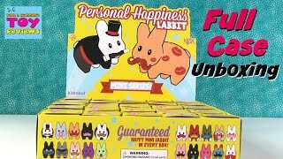 Kidrobot Personal Happiness Labbit Full Case Blind Bag Unboxing Toy Review  PSToyReviews [upl. by Yeuh558]