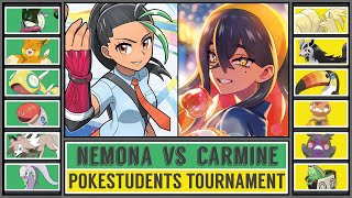 NEMONA vs CARMINE  Pokémon Students Tournament Battle 2 [upl. by Dulce931]